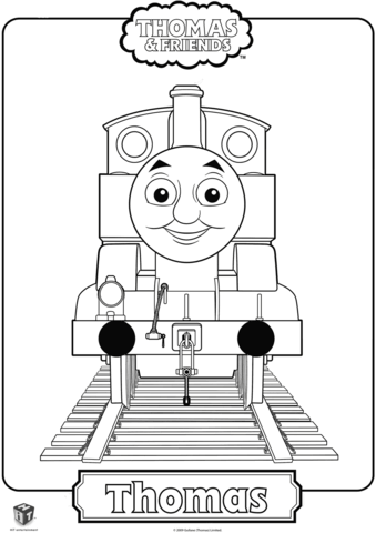 Thomas The Train Coloring Page